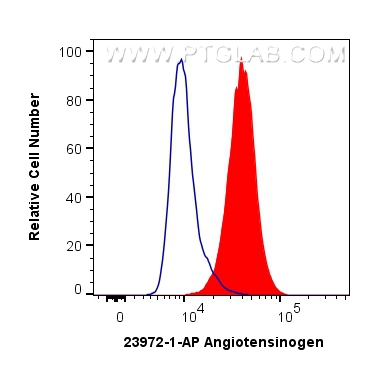 FC experiment of HeLa using 23972-1-AP