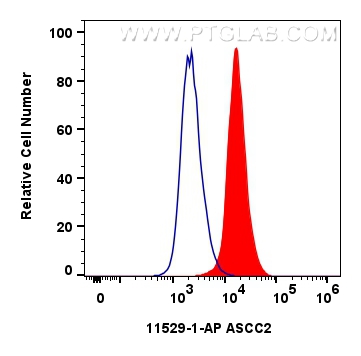 FC experiment of HepG2 using 11529-1-AP