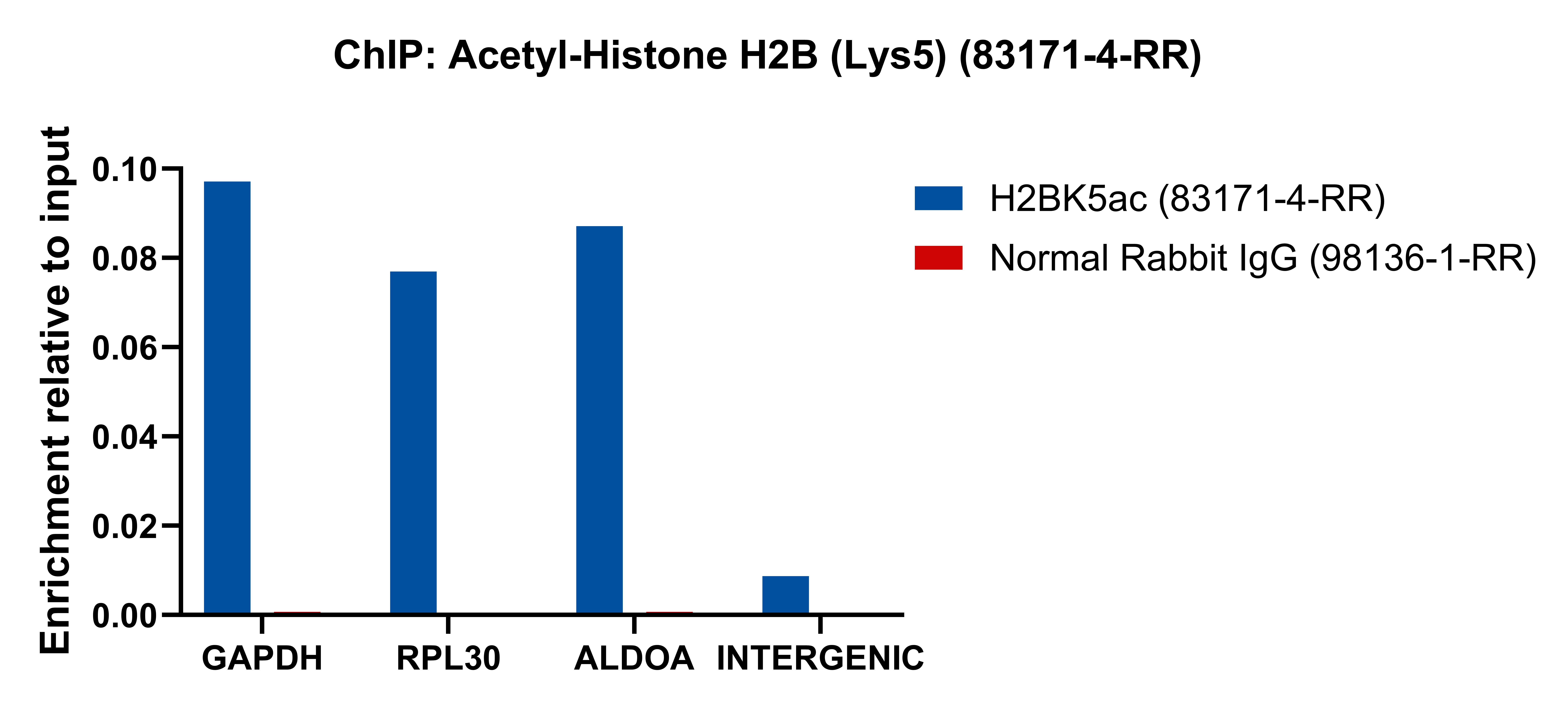 ChIP experiment of HeLa using 83171-4-RR