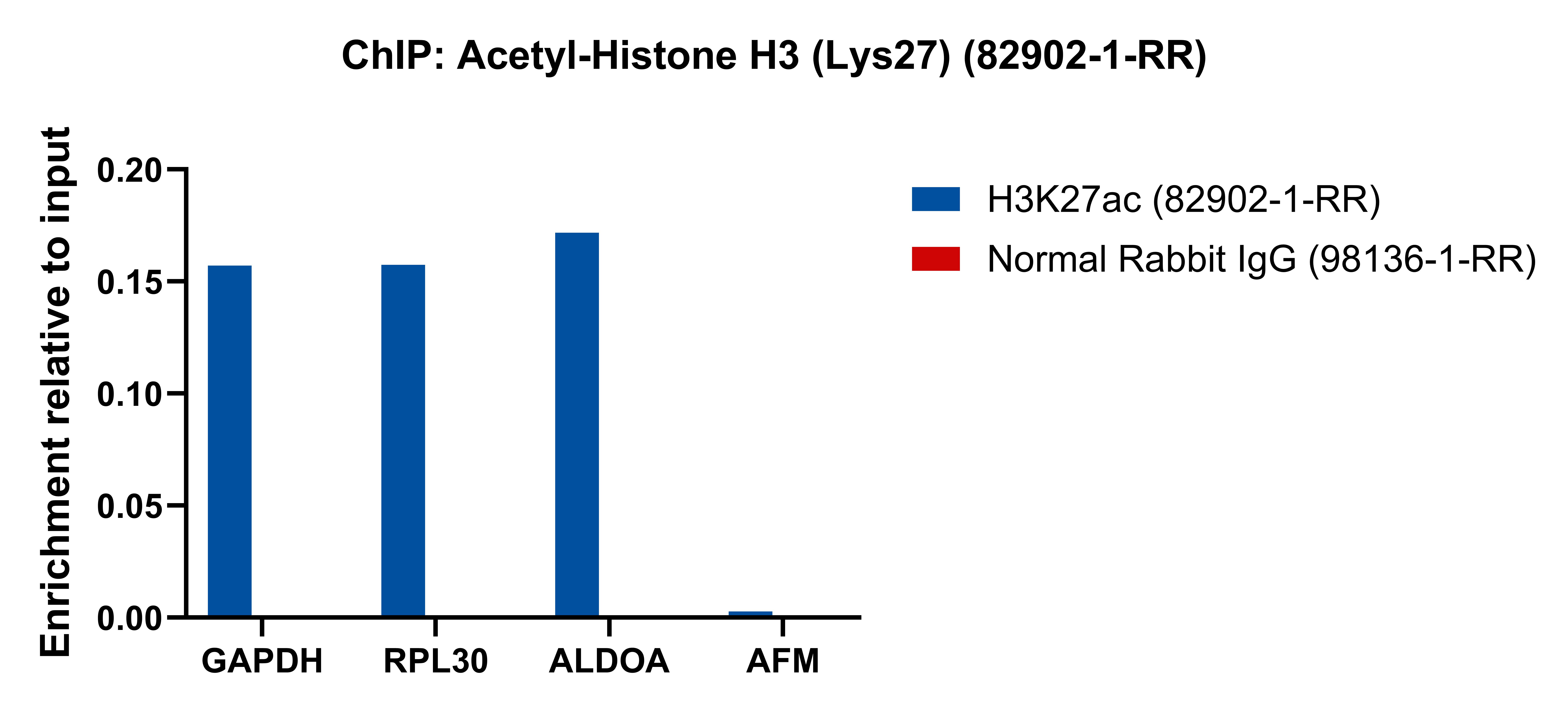 ChIP experiment of HeLa using 82902-1-RR (same clone as 82902-1-PBS)