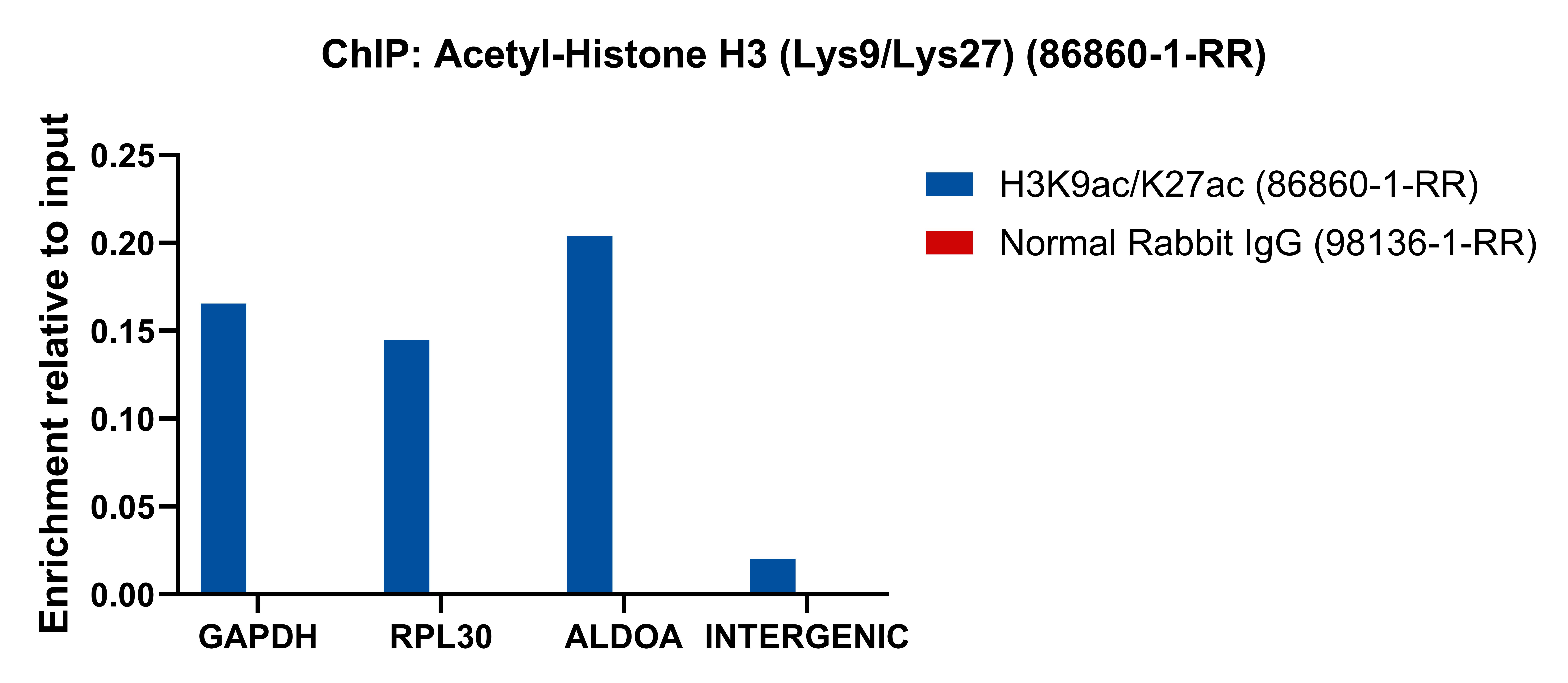 ChIP experiment of HeLa using 86860-1-RR ChIP experiment of HeLa using 86860-1-RR
