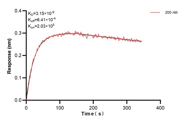 Affinity and Kinetic Characterization of 67457-4-PBS