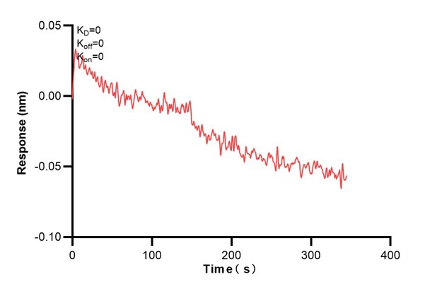 Biolayer interferometry (BLl) kinetic assays of <a class='green' href='/productredirect?CatalogNo=67787-3-Ig' target='_blank'>67787-3-Ig</a> against Human TK1 were performed. The affinity constant is 0.921 nM. Affinity and Kinetic Characterization of 67787-3-PBS