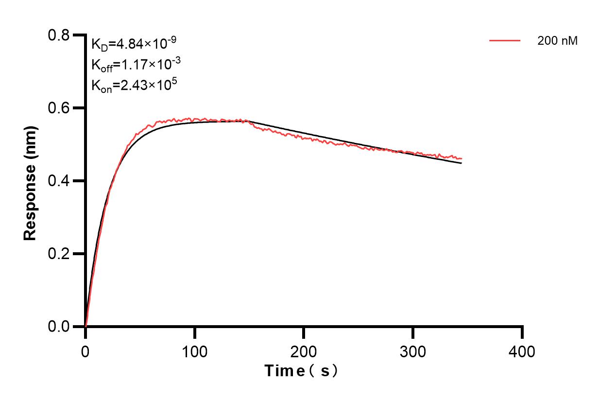 Affinity and Kinetic Characterization of 83389-1-PBS