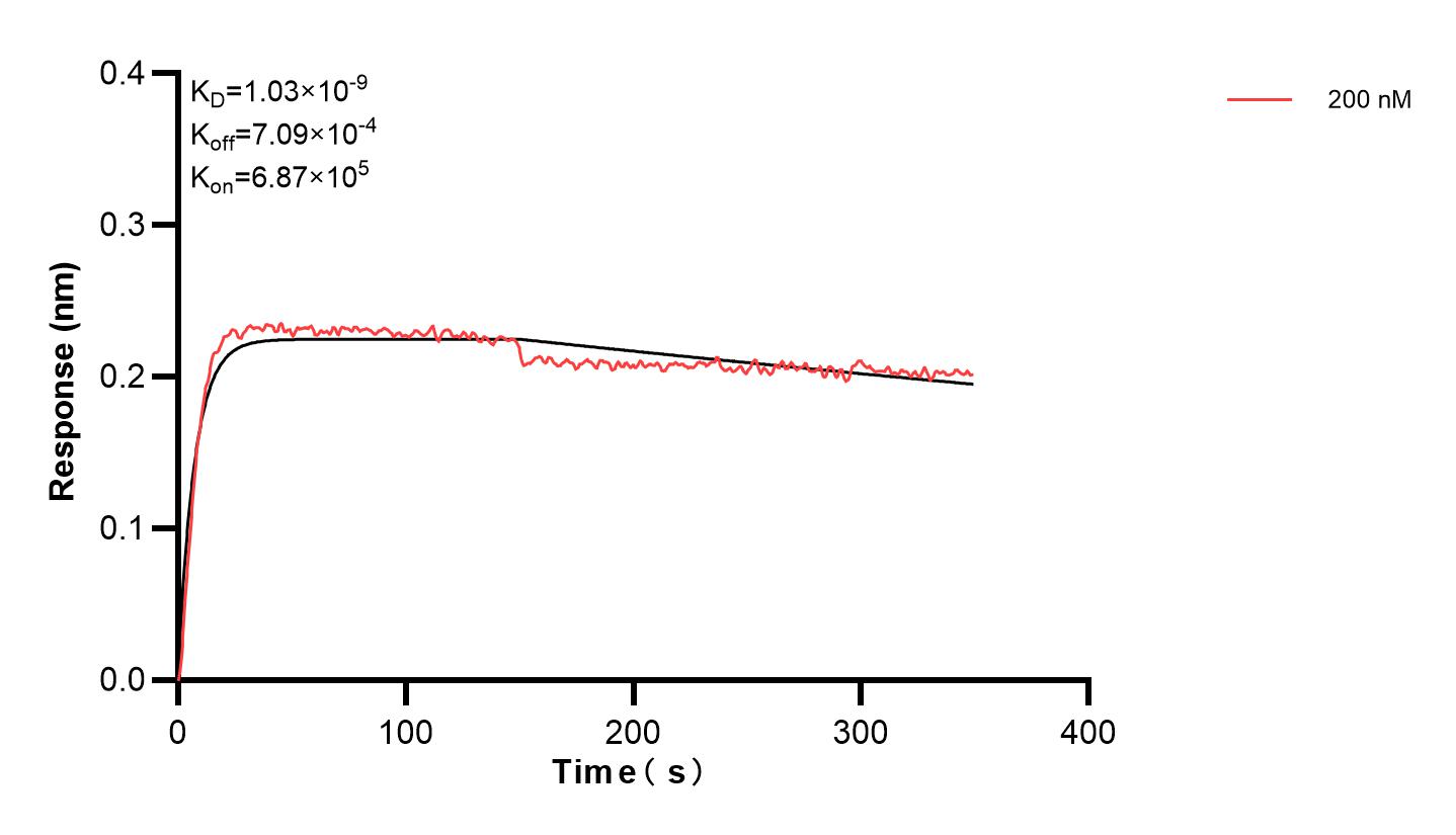Affinity and Kinetic Characterization of 83903-2-PBS