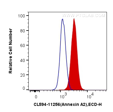 FC experiment of K-562 using CL594-11256