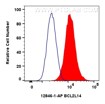 FC experiment of Jurkat using 12846-1-AP