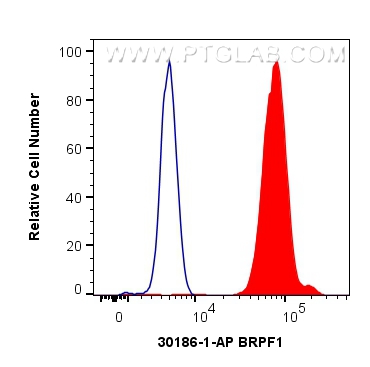 FC experiment of HeLa using 30186-1-AP