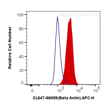 FC experiment of HeLa using CL647-66009