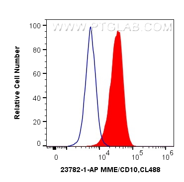 FC experiment of Jurkat using 23782-1-AP