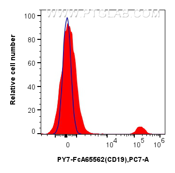 FC experiment of human PBMCs using PY7-FcA65562