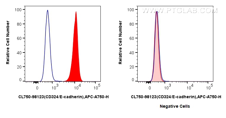 FC experiment of HT-29 using CL750-98123