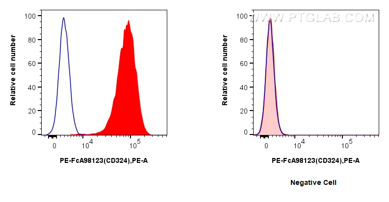 FC experiment of HT-29 using PE-FcA98123