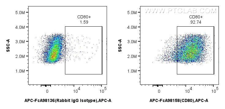 FC experiment of mouse peritoneal macrophages using APC-FcA98158