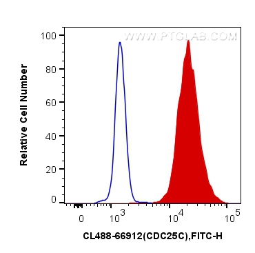 FC experiment of K-562 using CL488-66912
