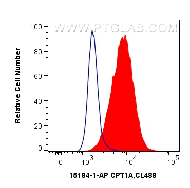 FC experiment of HeLa using 15184-1-AP
