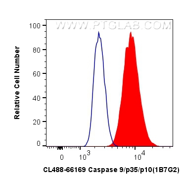 FC experiment of HepG2 using CL488-66169