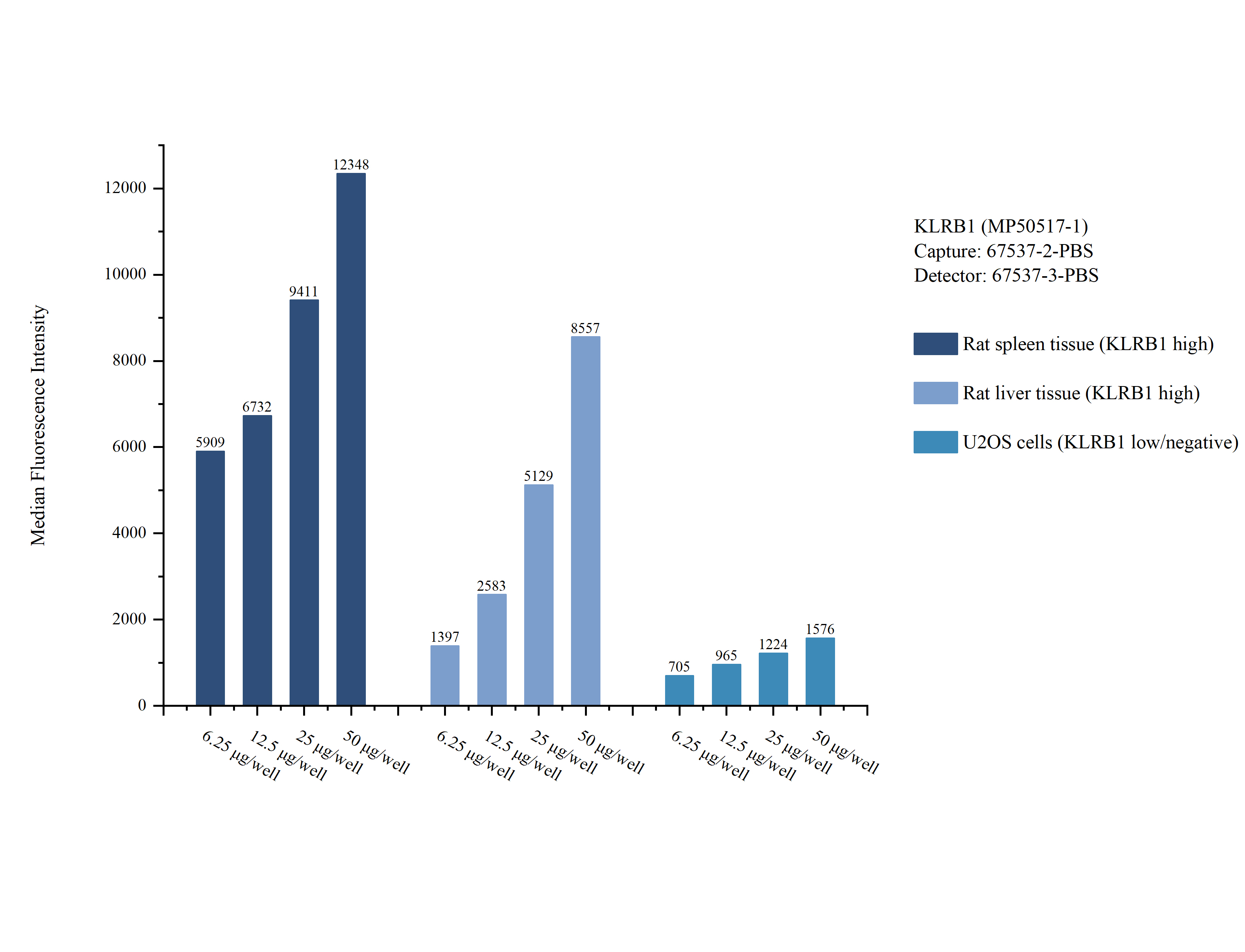 Cytometric bead array sample test of MP50517-1