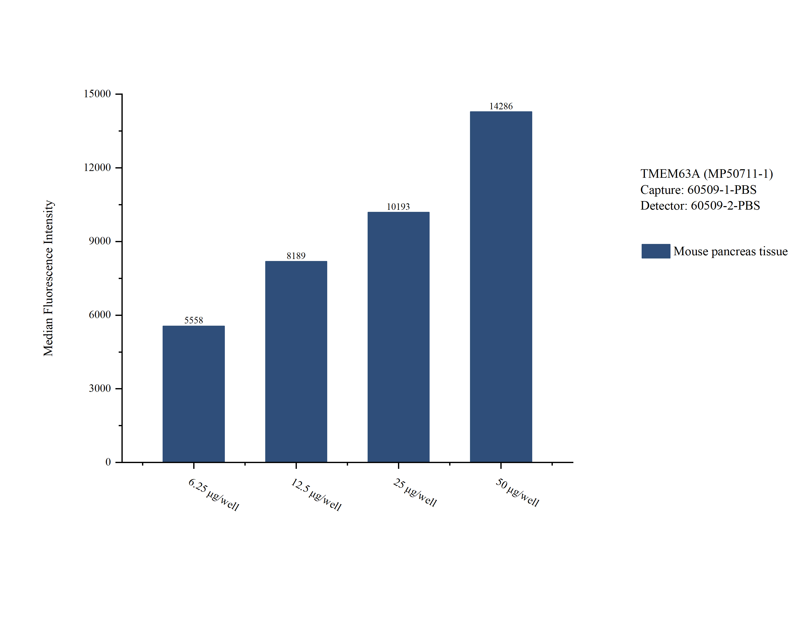 Cytometric bead array sample test of MP50711-1