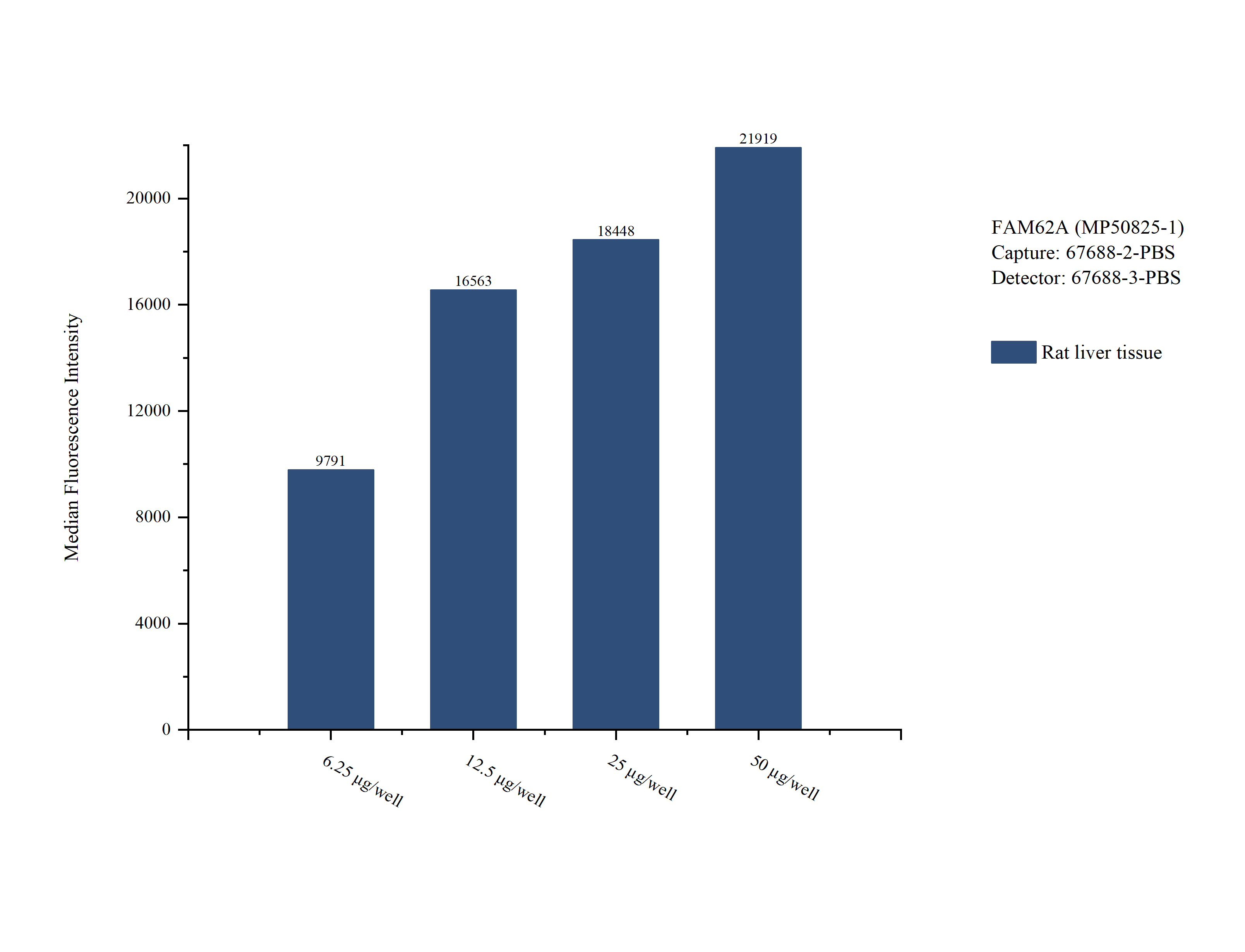 Cytometric bead array sample test of MP50825-1