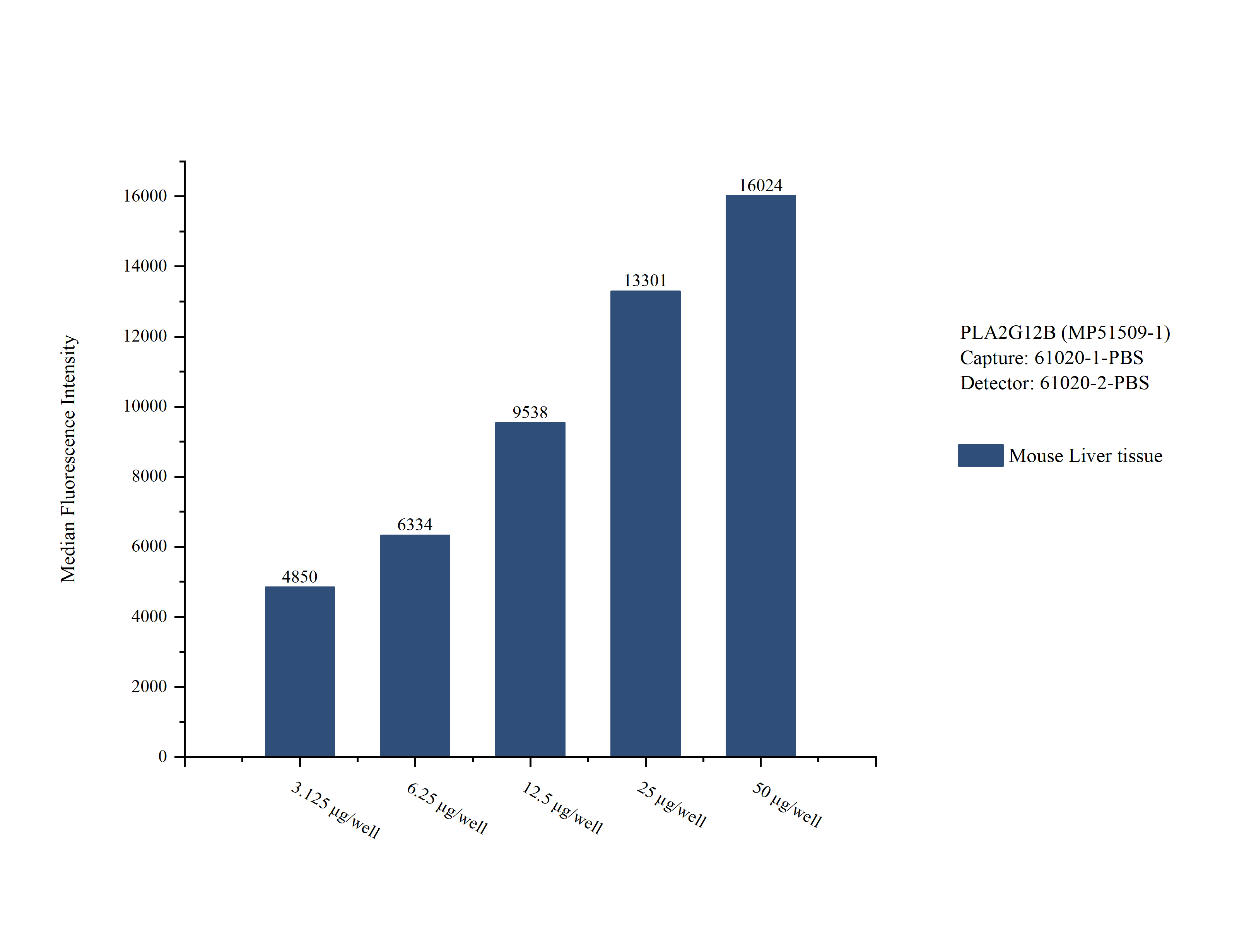 Cytometric bead array sample test of MP51509-1