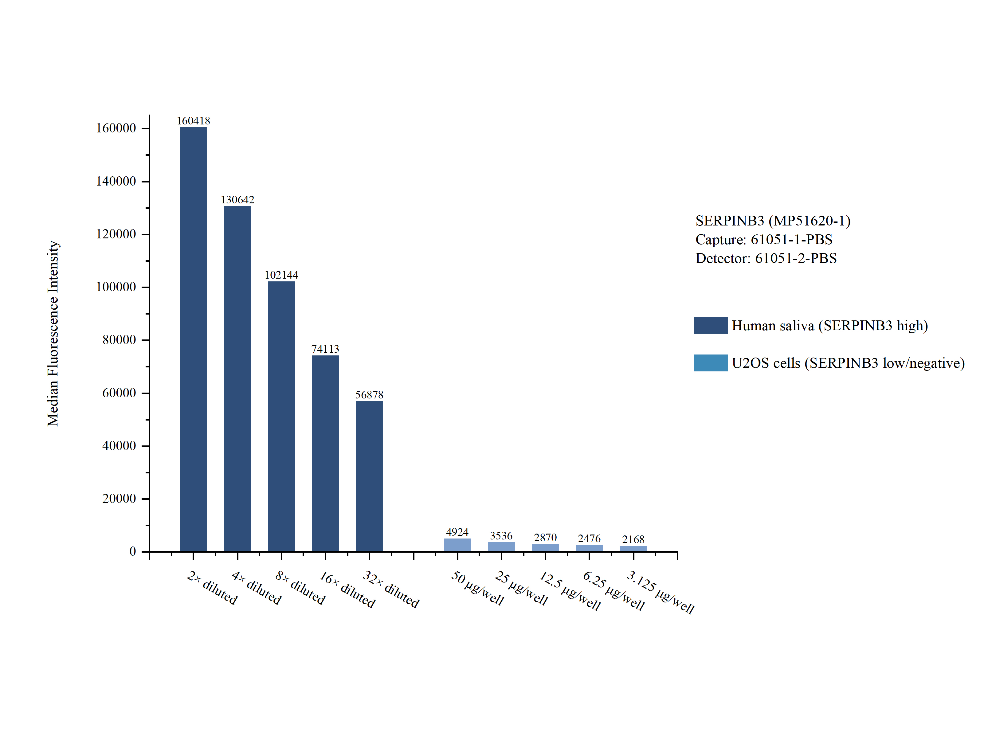 Cytometric bead array sample test of MP51620-1