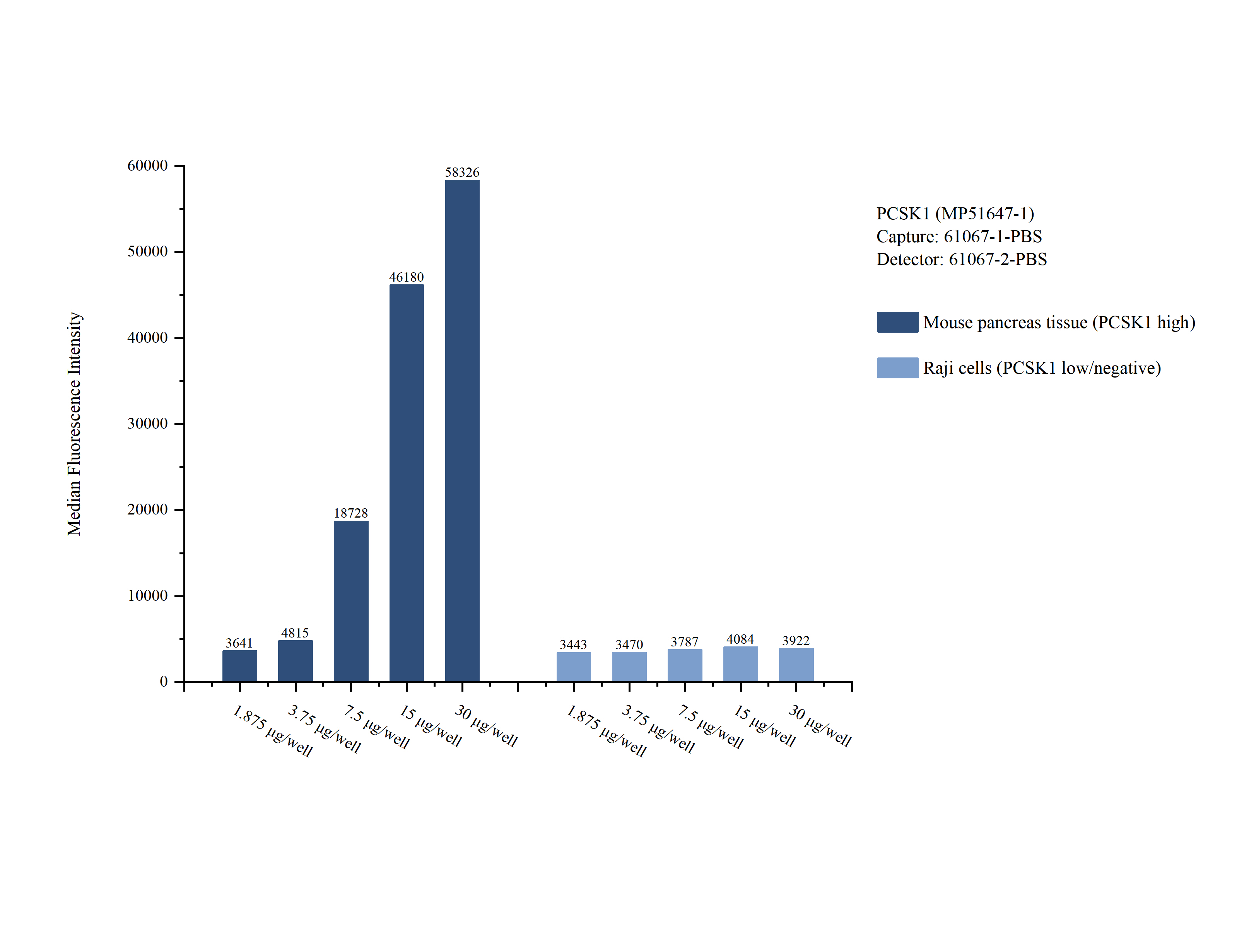 Cytometric bead array sample test of MP51647-1