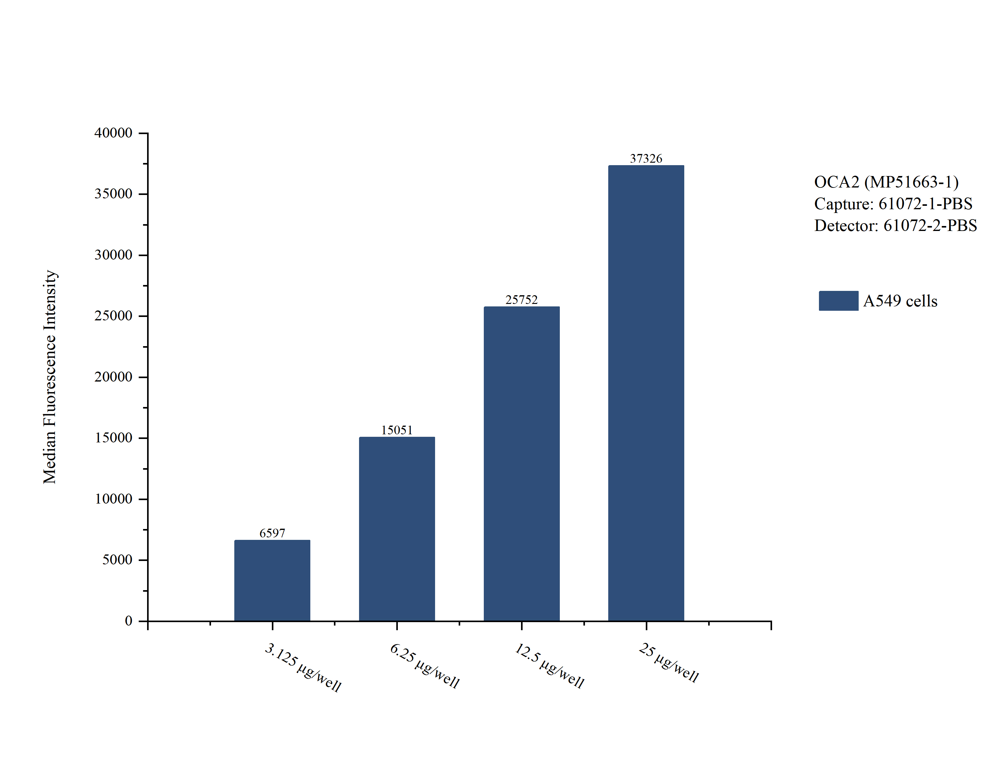 Cytometric bead array sample test of MP51663-1