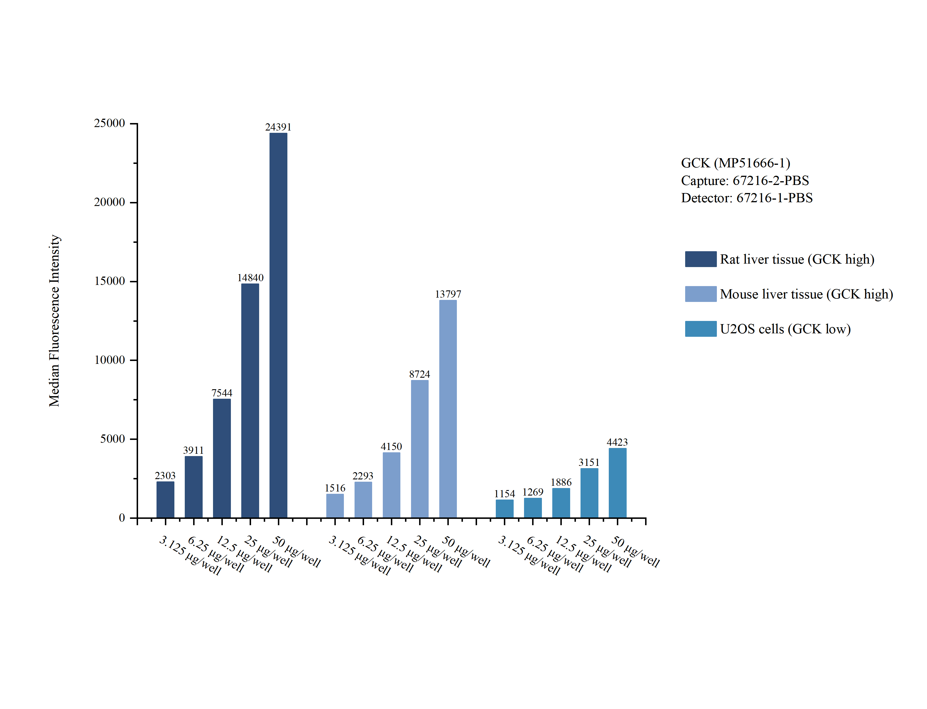 Cytometric bead array sample test of MP51666-1