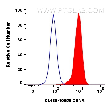 FC experiment of HEK-293 using CL488-10656