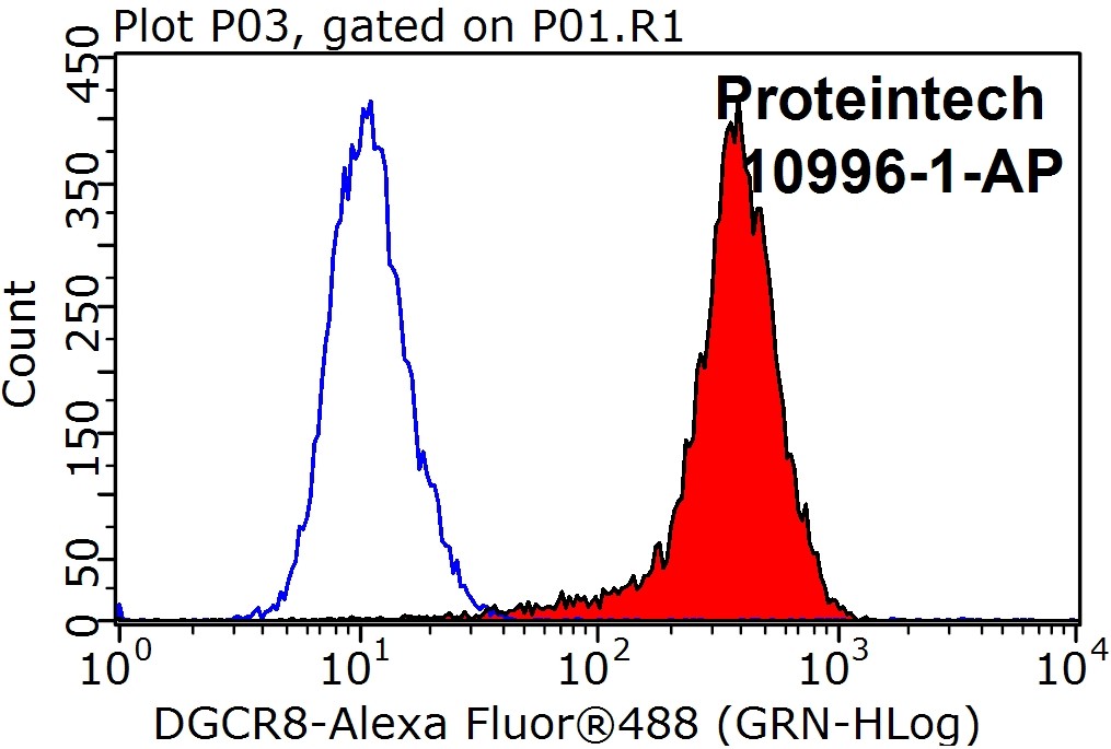 FC experiment of HeLa using 10996-1-AP