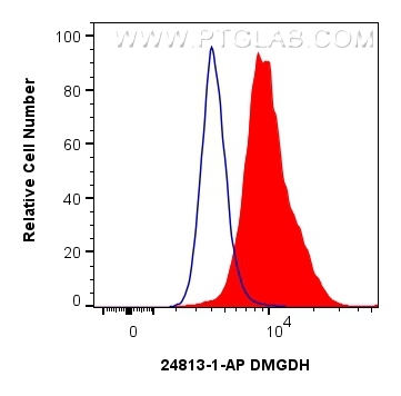 FC experiment of HepG2 using 24813-1-AP