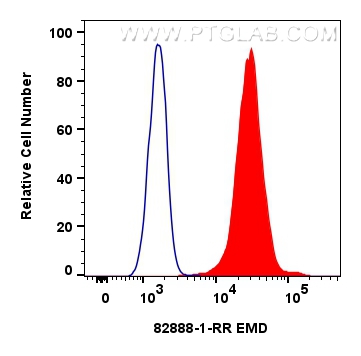 FC experiment of HeLa using 82888-1-RR (same clone as 82888-1-PBS)