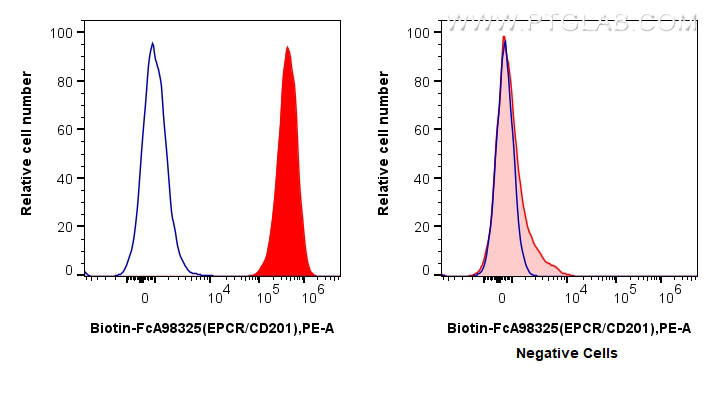 FC experiment of HUVEC using Biotin-FcA98325 FC experiment of HUVEC using Biotin-FcA98325