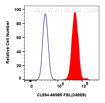 FC experiment of HepG2 using CL594-66985