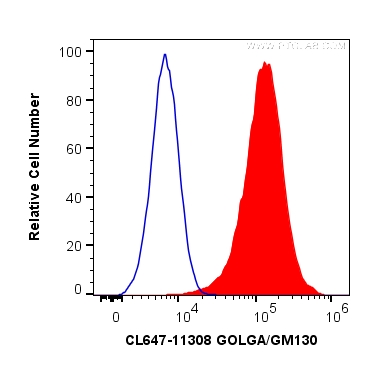 FC experiment of HeLa using CL647-11308