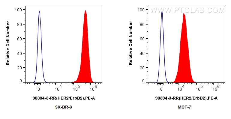 FC experiment of SK-BR-3 using 98304-3-RR