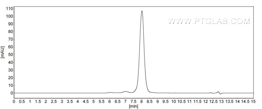 The purity of Mouse CD48 was greater than 90% as determined by SEC-HPLC.
