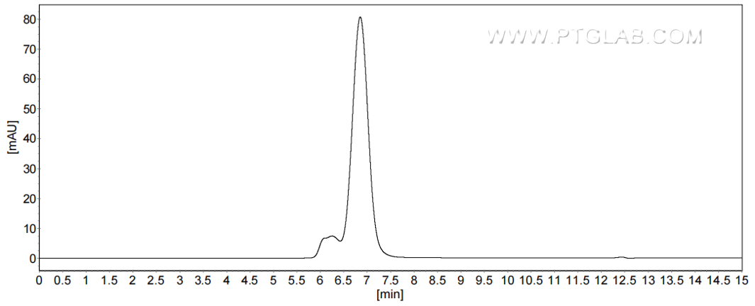 The purity of Mouse EPCR was greater than 90% as determined by SEC-HPLC.