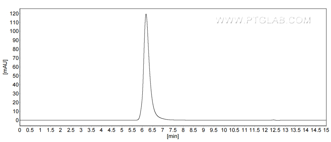The purity of Human Nectin-1/PVRL1 was greater than 90% as determined by SEC-HPLC.