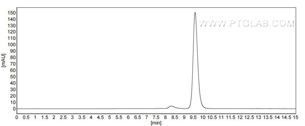 The purity of Rat Beta-2-Microglobulin was greater than 90% as determined by SEC-HPLC.