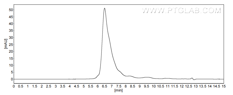 The purity of Rat CX3CL1 was greater than 90% as determined by SEC-HPLC. The purity of Rat CX3CL1 was greater than 90% as determined by SEC-HPLC.