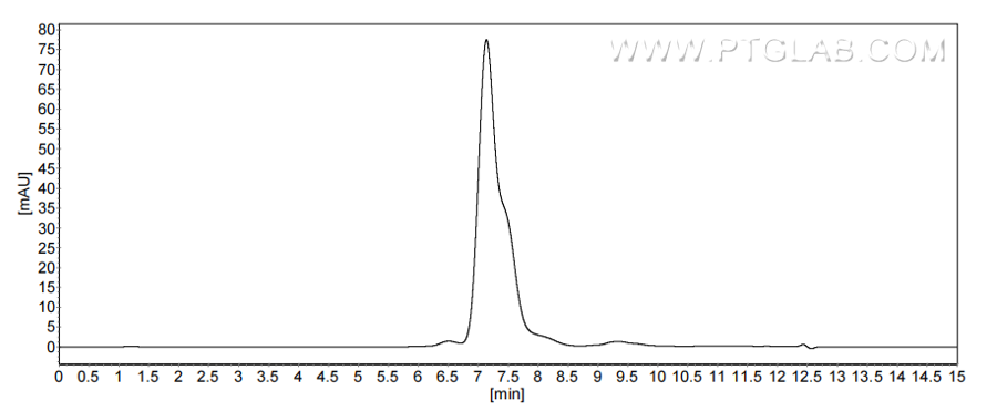 The purity of Human CD247 was greater than 90% as determined by SEC-HPLC. The purity of Human CD247 was greater than 90% as determined by SEC-HPLC.