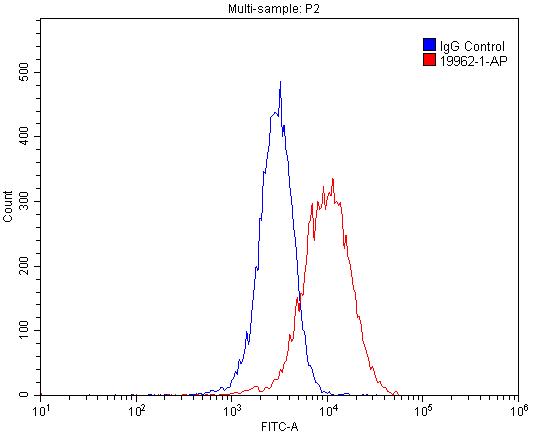 FC experiment of HepG2 using 19962-1-AP