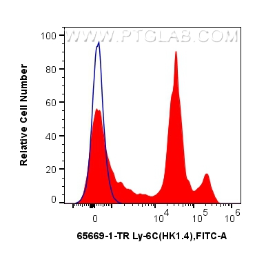 FC experiment of mouse bone marrow cells using 65669-1-TR