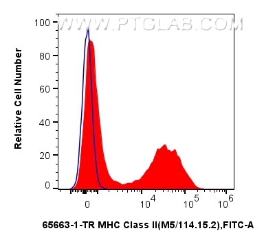 FC experiment of mouse splenocytes using 65663-1-TR