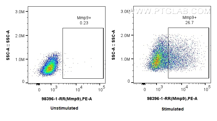 FC experiment of RAW 264.7 using 98396-1-RR