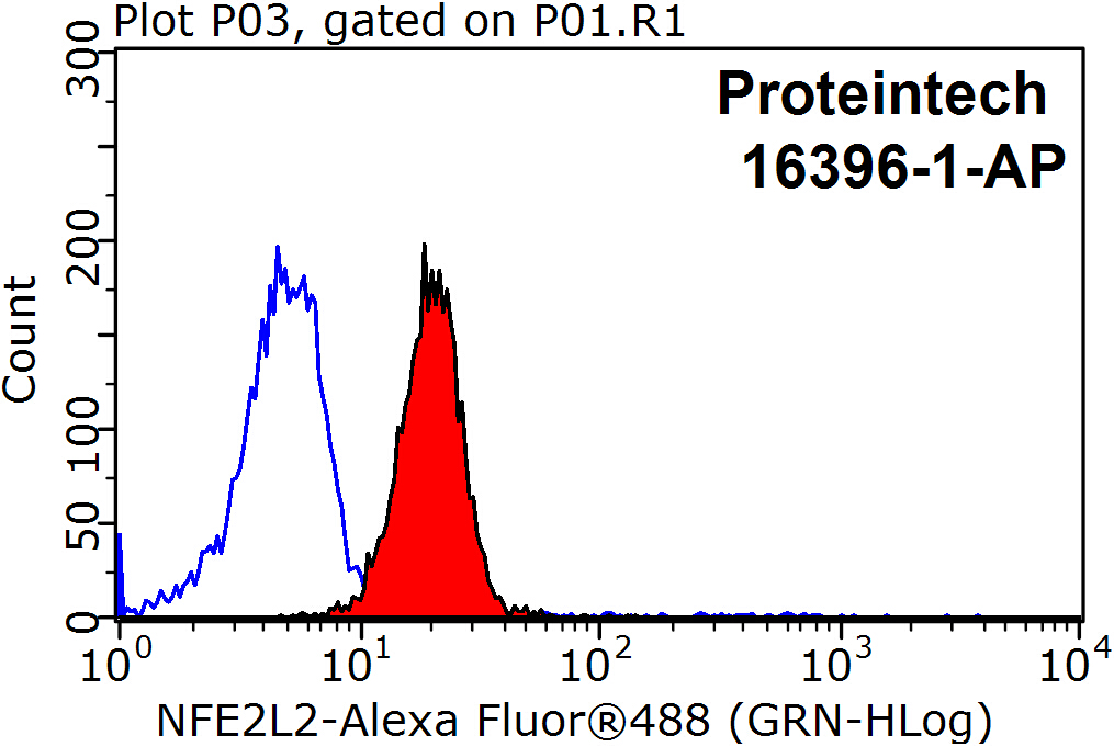 FC experiment of MCF-7 using 16396-1-AP