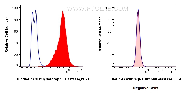 FC experiment of mouse bone marrow cells using Biotin-FcA98197 FC experiment of mouse bone marrow cells using Biotin-FcA98197
