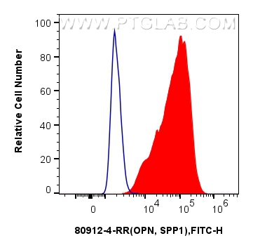 FC experiment of HepG2 using 80912-4-RR
